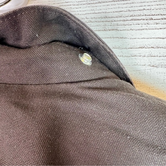 Carhartt Mens Sherpa Lined Field Jacket Dark Brown Size 2XL Tall - Picture 11 of 13